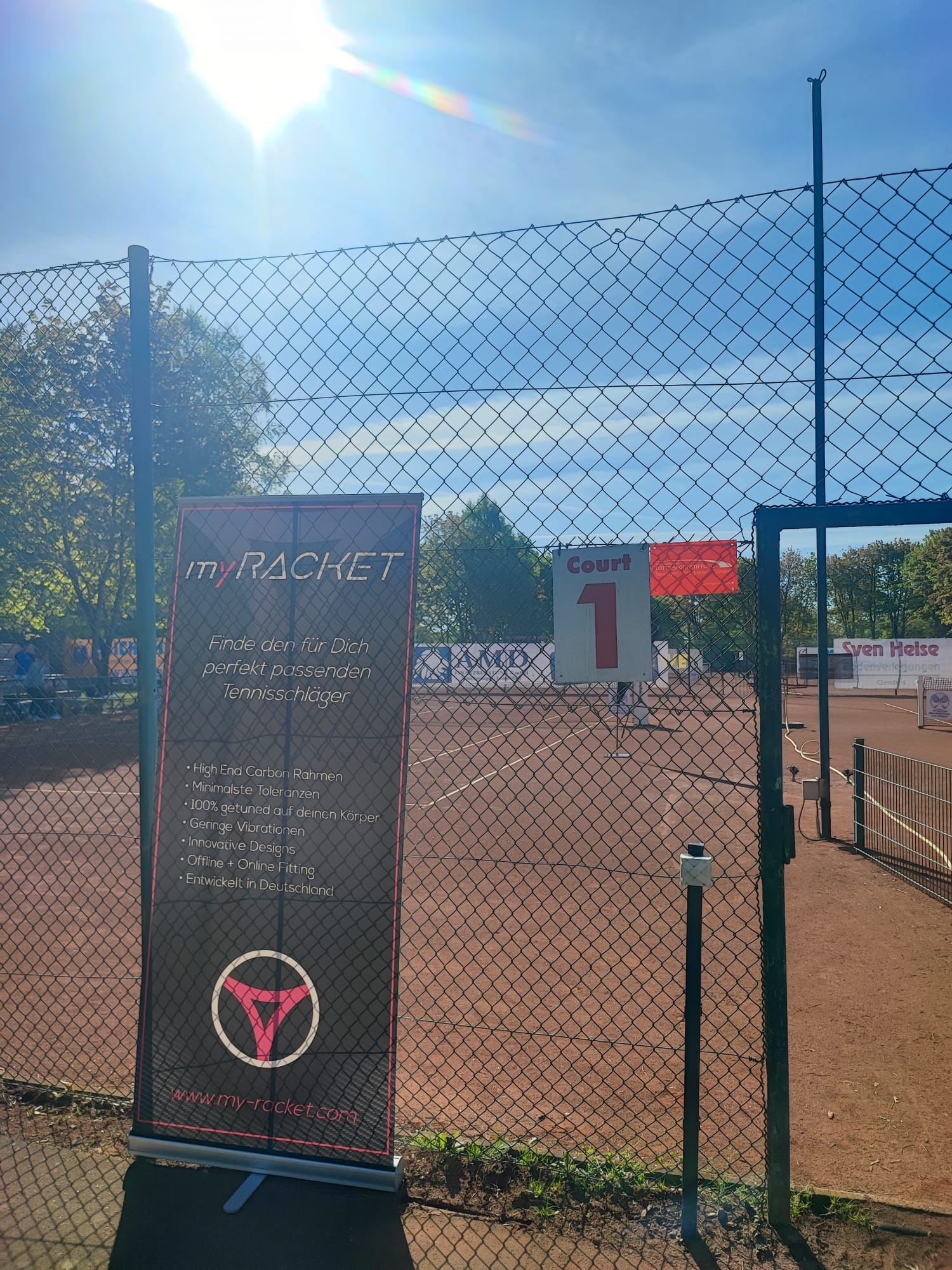myRacket beim TC Blau-Weiß Nesse – Unser nördlichstes Fitting-Event bisher! 🌞🎾